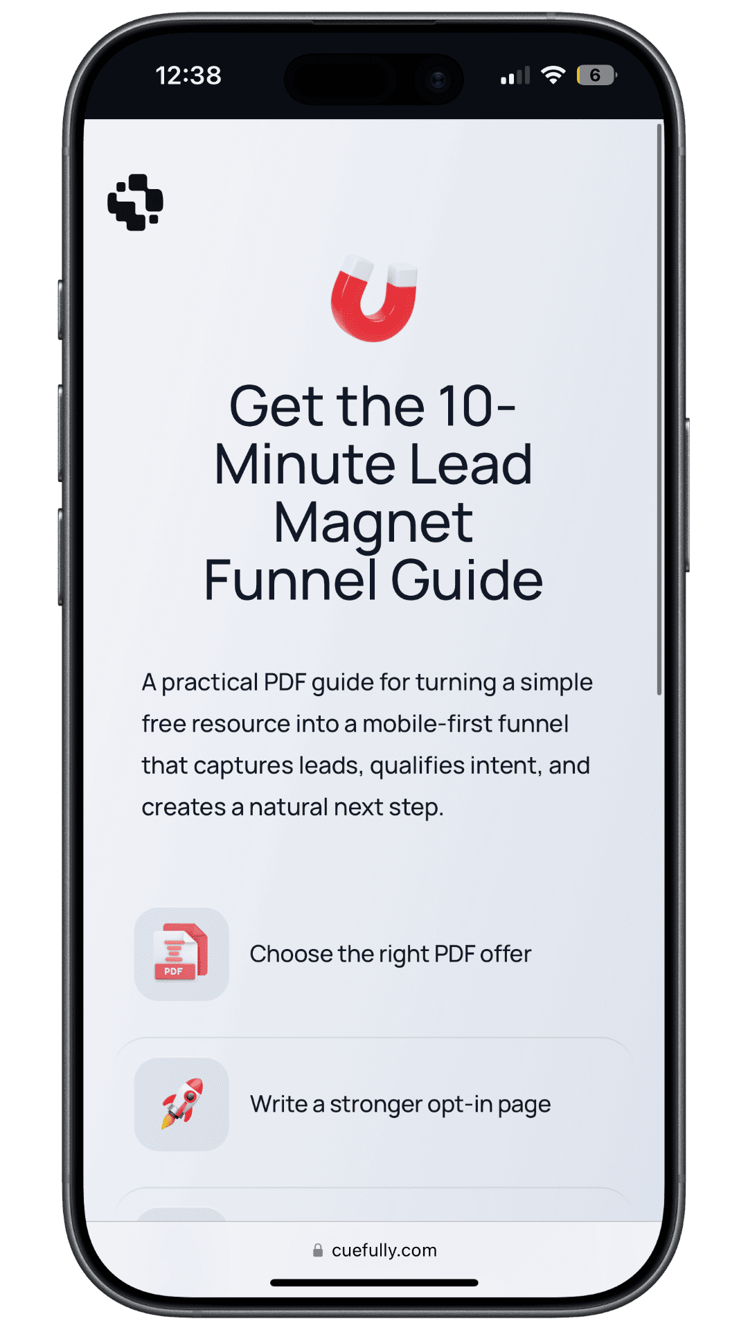 Lead Magnet Funnel funnel template preview